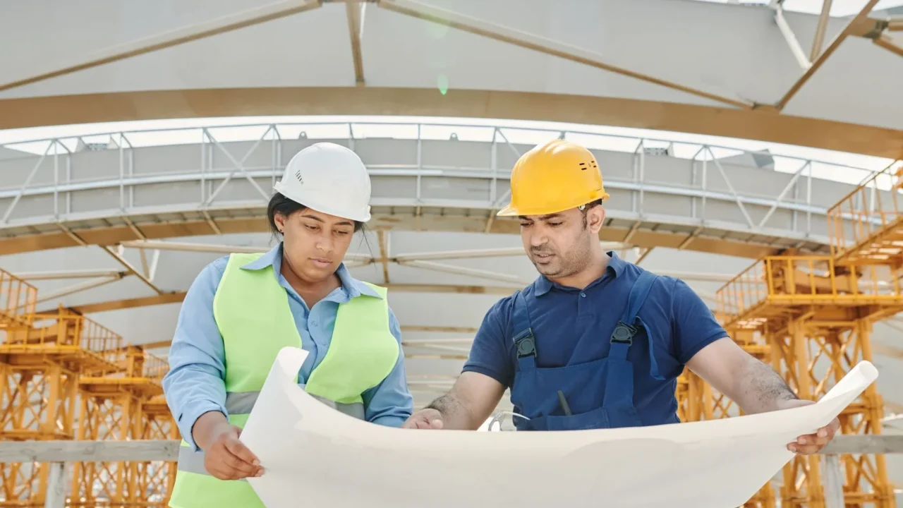 Construction Site Blueprint