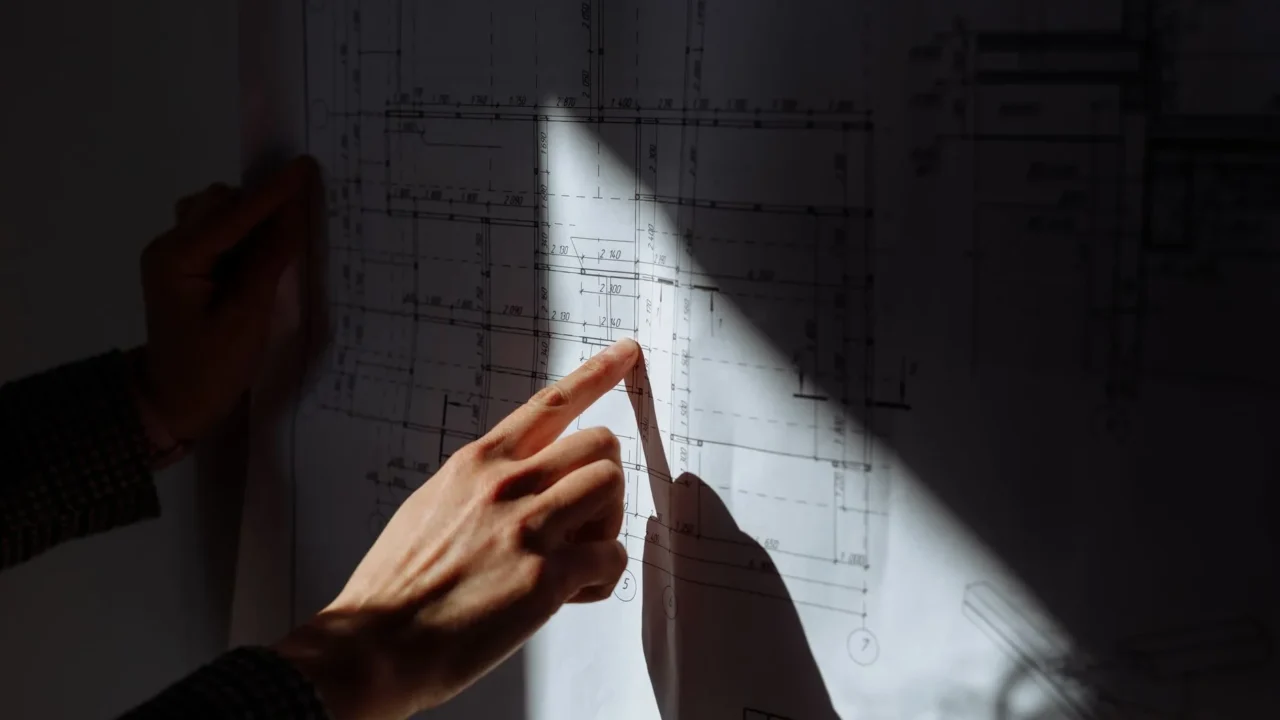 Construction Site Blueprint