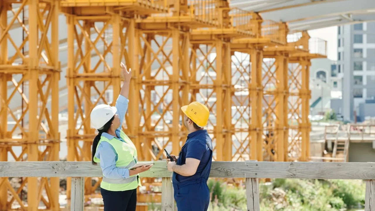 Construction Site Blueprint